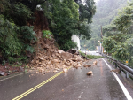 大雨不斷！台中谷關、梨山多處坍方　中橫便道暫封閉