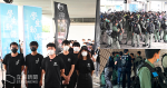 學生動源街站宣傳 6.16 港島大遊行　防暴警戒備　《立場》記者遭截查