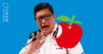 Chris Tang said the police force's smear-smeared rebuke of Apple Daily was false