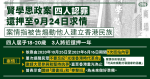 賢學思政案四人認罪還押至9月24求情　案情指被告煽動他人建立香港民族