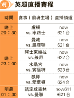 曼聯訪森林爭連捷 奧拿拿等3將下月征非國盃