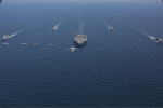 美日聯合軍演照曝光　美航母5年來首次駛入日本海