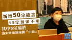 【武漢肺炎】新增50宗確診　油尖旺「小區」增5宗源頭不明