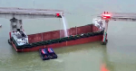 貨櫃船南沙撞冧橋 5車飛墜釀5死 官方稱因船員操作失當 廣州書記着加強培訓