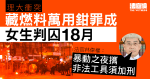 11.18 理大衝突｜藏燃料萬用鉗罪成　女生判囚 18 月　官：暴動之夜攜非法工具須加刑