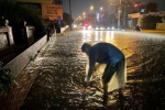 【豪雨成災】台中積水淹民宅　出動16台抽水機狂抽