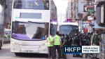 Hong Kong bus firm won’t help driver charged after honking during protest unless he pleads guilty