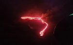 (影)冰島近期4萬次地震 首都附近火山噴發染紅夜空