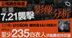 【元朗 7.21 影像分析】《立場》查 14 小時片段　揭至少 235 白衣人涉施襲或持武器