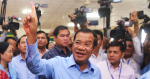 【柬埔寨大選 】最大反對黨被解散　掌權33年洪森大勝　人權組織轟騙局