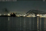 【有片】貨輪撞擊引發連鎖反應　巴爾的摩大橋轟然而垮