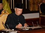 Malaysian king swears in new prime minister