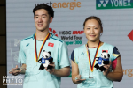 The BWF World Tour in Germany won the mixed doubles title