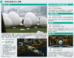 Victoria Harbour Art Project Glowing Eggs 3.25 Admiralty Waterfront interacts with people