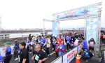 2024台北國道馬拉松合作超人力霸王，吸引1.2萬跑者強風中齊聚