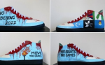 乳滑神鞋！NBA球星再籲抵制北京冬奧 「台灣旗」等5元素成鞋款設計