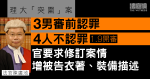 理大「突圍」案｜3男審前認罪　官要求修訂案情　增被告衣著、裝備描述