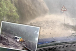 【害怕片】雨襲中台灣災情頻傳　貨車卡土石流、中橫「巨石砸落」路斷
