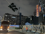 台南中西區路面塌陷吊臂掉砸 周遭民宅仍安全