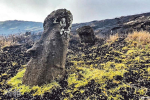 復活節島山林疑遭縱火 世遺「摩艾」石像焚毀