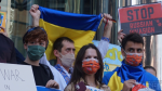 在台烏克蘭人赴俄代表處抗議　台發起連署破200團體支持