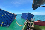 帛琉「天使輪」僅剩21只貨櫃擱淺　海上漂浮油花已緊急清除