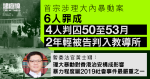 首宗涉理大內暴動案｜4人判囚50至53個月　2年輕被告判入教導所