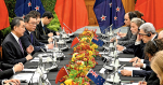 Wang Yiming visited Australia, invited former pro-Chinese prime ministers to meet with New Zealand Vice Premier Pan Gong, and cooperated in resisting the Cold War mentality