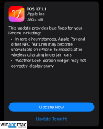 蘋果推出iOS 17.1.1及相關一系列更新　　原來只係更新呢啲