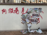 Offensive graffiti targets 'pro-protester' judge