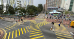 At the peak of the diagonal crossing in Sha Tin, the green doll 5 adults played diagonally