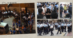 Two years of resistance 612 Hong Kong into a police city heavy soldiers intercept, restrict the gathering to disperse the street station to break into Langhaofang detained a man said it shouted