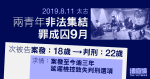 8.11 太古｜兩青年非法集結罪成囚 9 月 辯方：延遲檢控令次被告因年齡失判刑選項