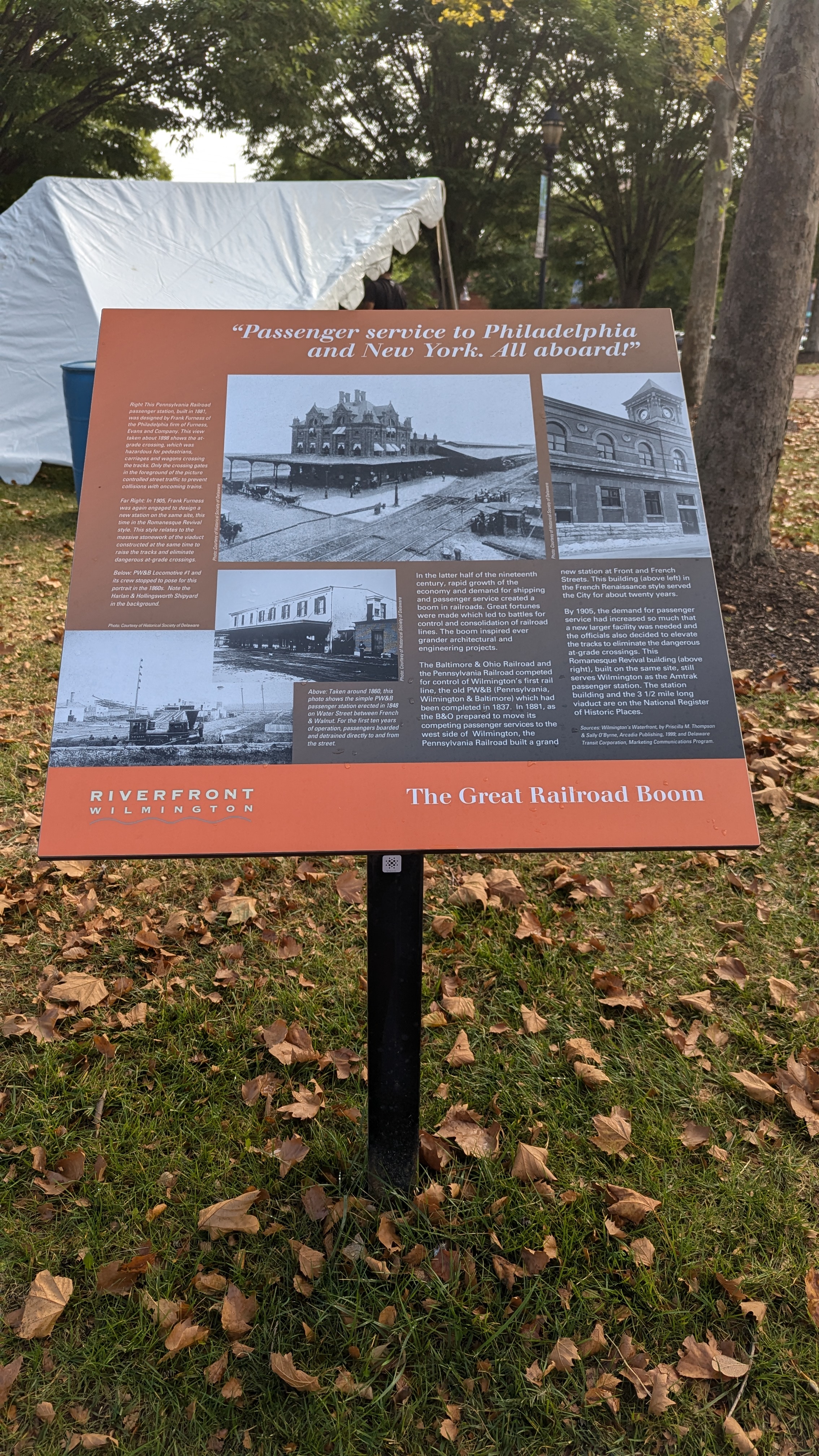 "Passenger service to Philadelphia and New York. All aboard!" RIVERFRONT WILMINGTON In the latter half of the nineteenth century, rapid growth of the economy and demand hand for for shipping and...