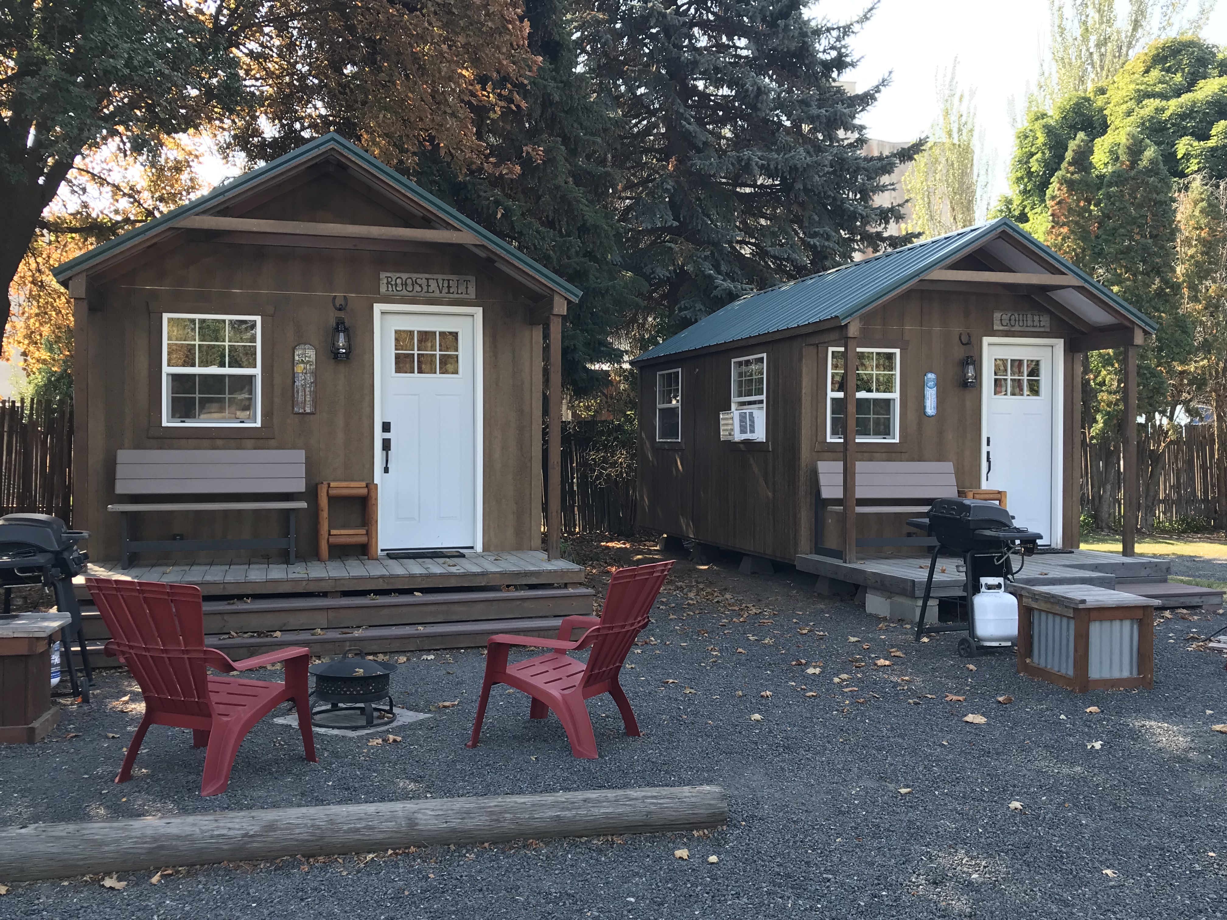 Roosevelt Cabin & Coulee Cabin