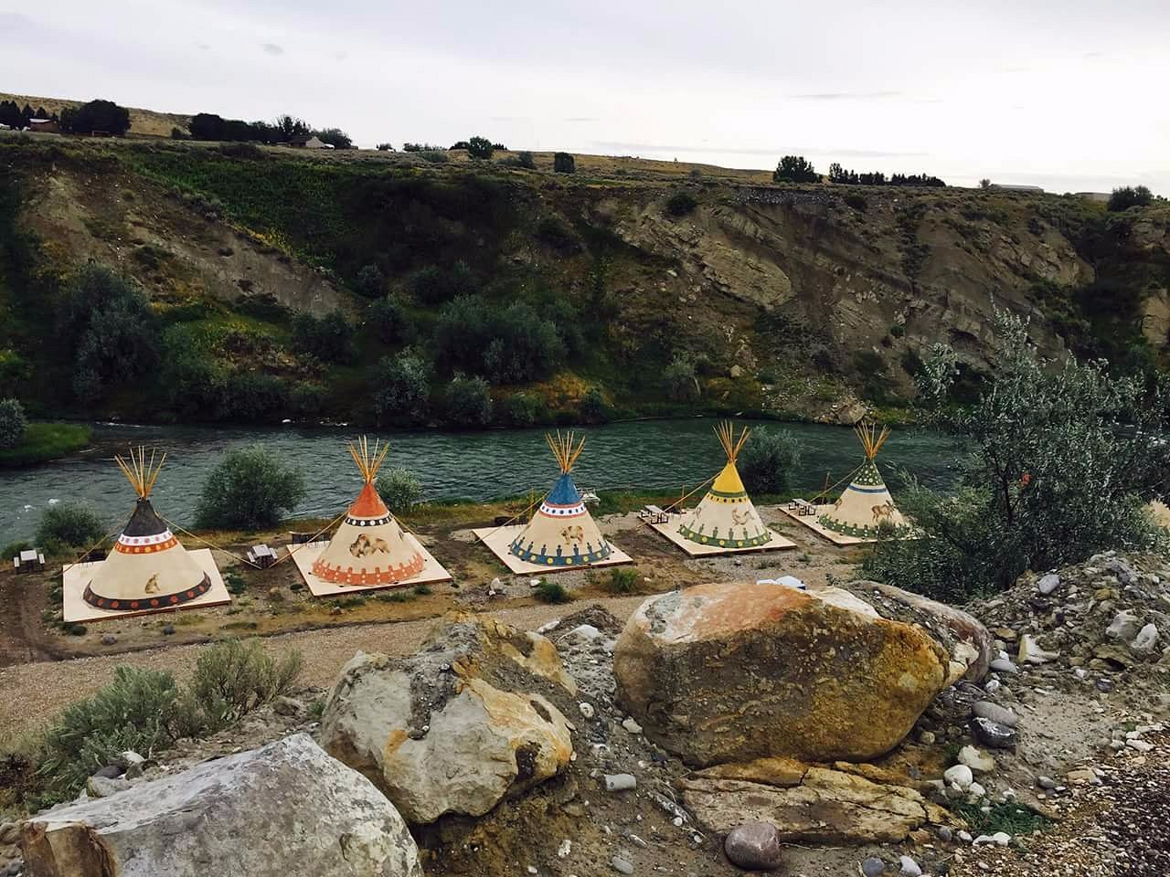 River tipis