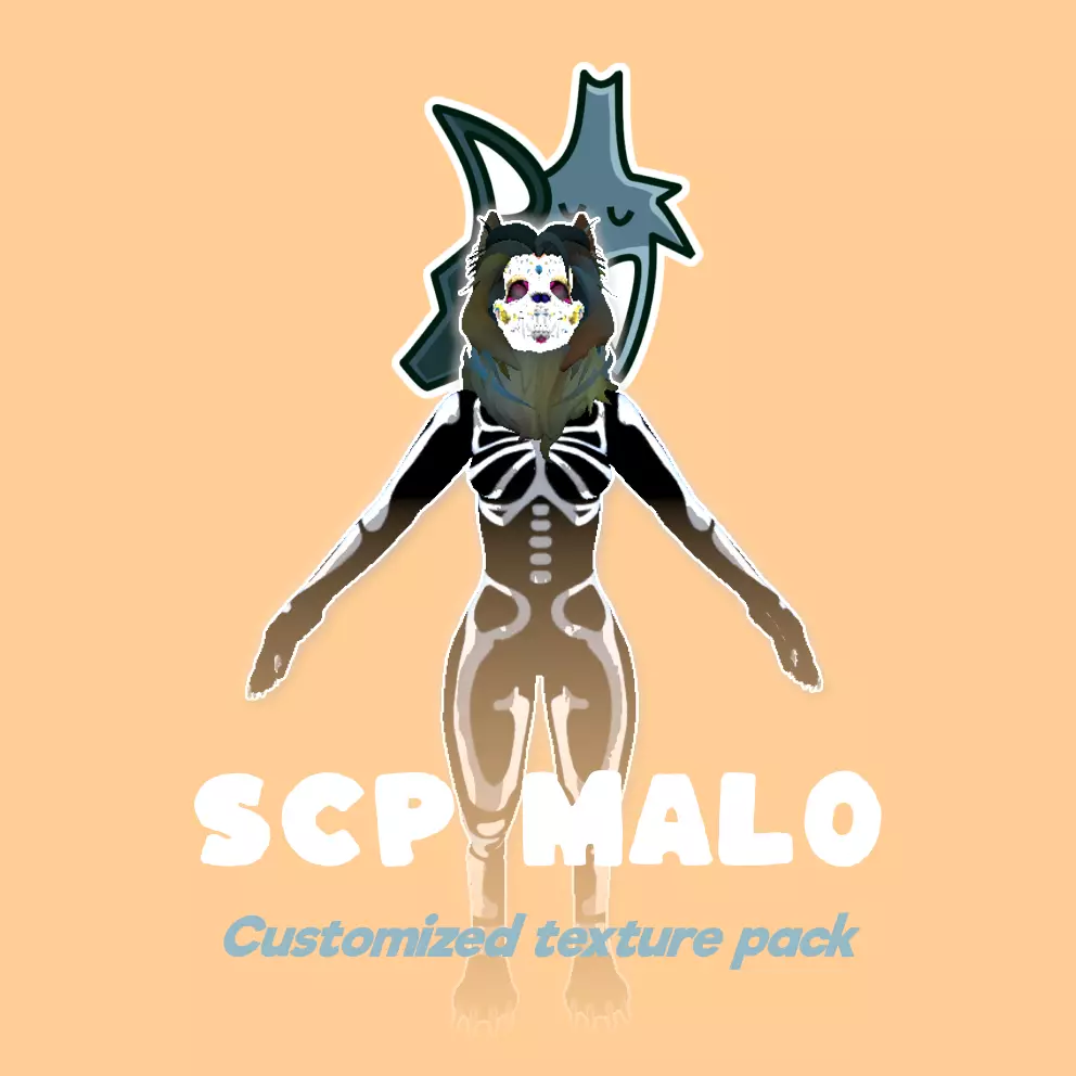 SCP 1471-A Mal0 Skull Dog - Sugar Skull, By doublewolf