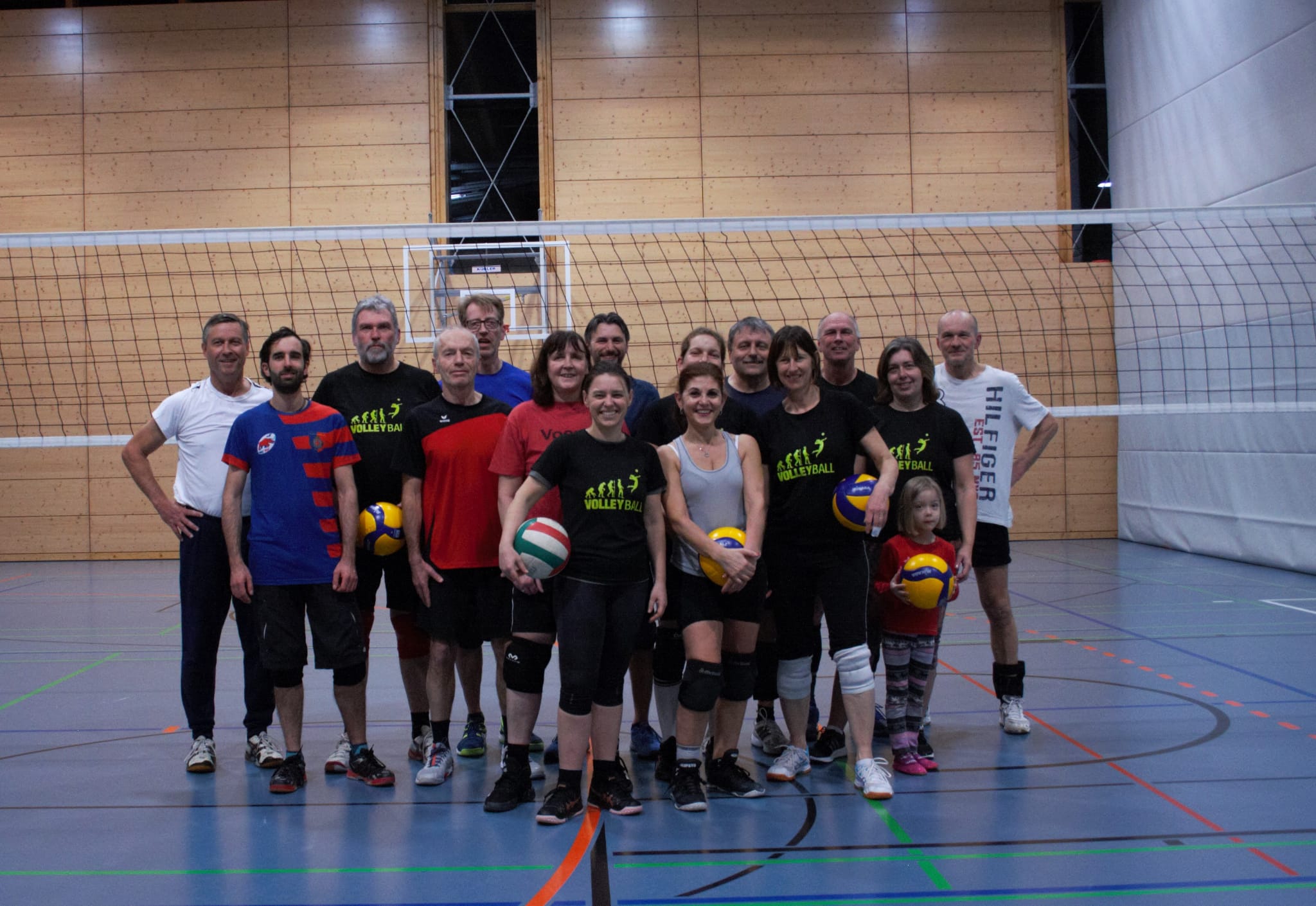 Das Volleyball-Team