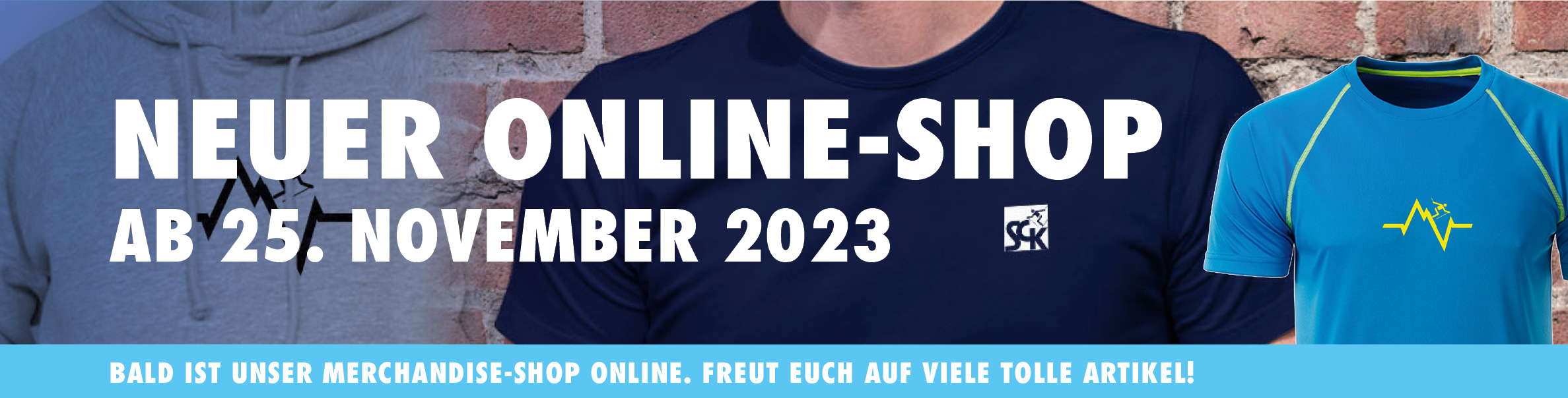 SCK-Merchandise am 25. November im Online-Shop