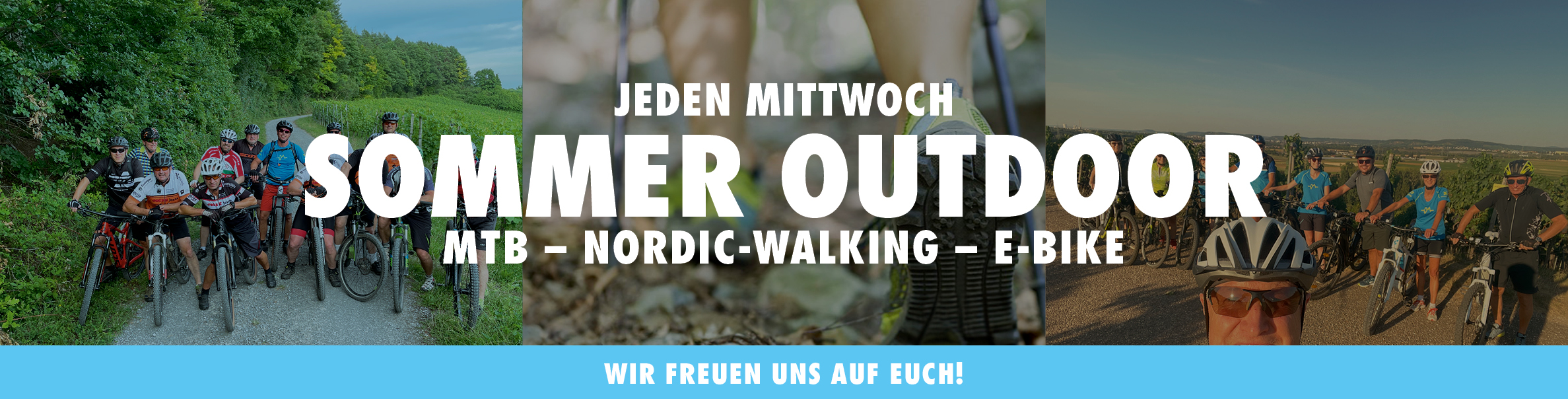 SCK Sommer Outdoor 2024 mit MTB, Nordic-Walking und E-Bike