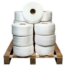 Lote de 25 Fitas de cintar têxtil trançada 13 mm x 1100 m incluindo 5 GRÁTIS - Cinta de alta resistência 350kg - TECPLAST LFT3