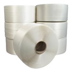 Lote de 7 Fitas de cintar têxtil fio a fio 13 mm x 1100 m incluindo 1 GRÁTIS - Cinta de alta resistência 375kg - TECPLAST LFF1