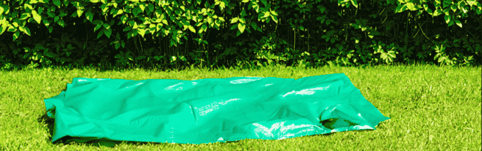 vidaXL Bâche 650 g/m² 4x4 m Vert Couverture de Camping Protection Jardin