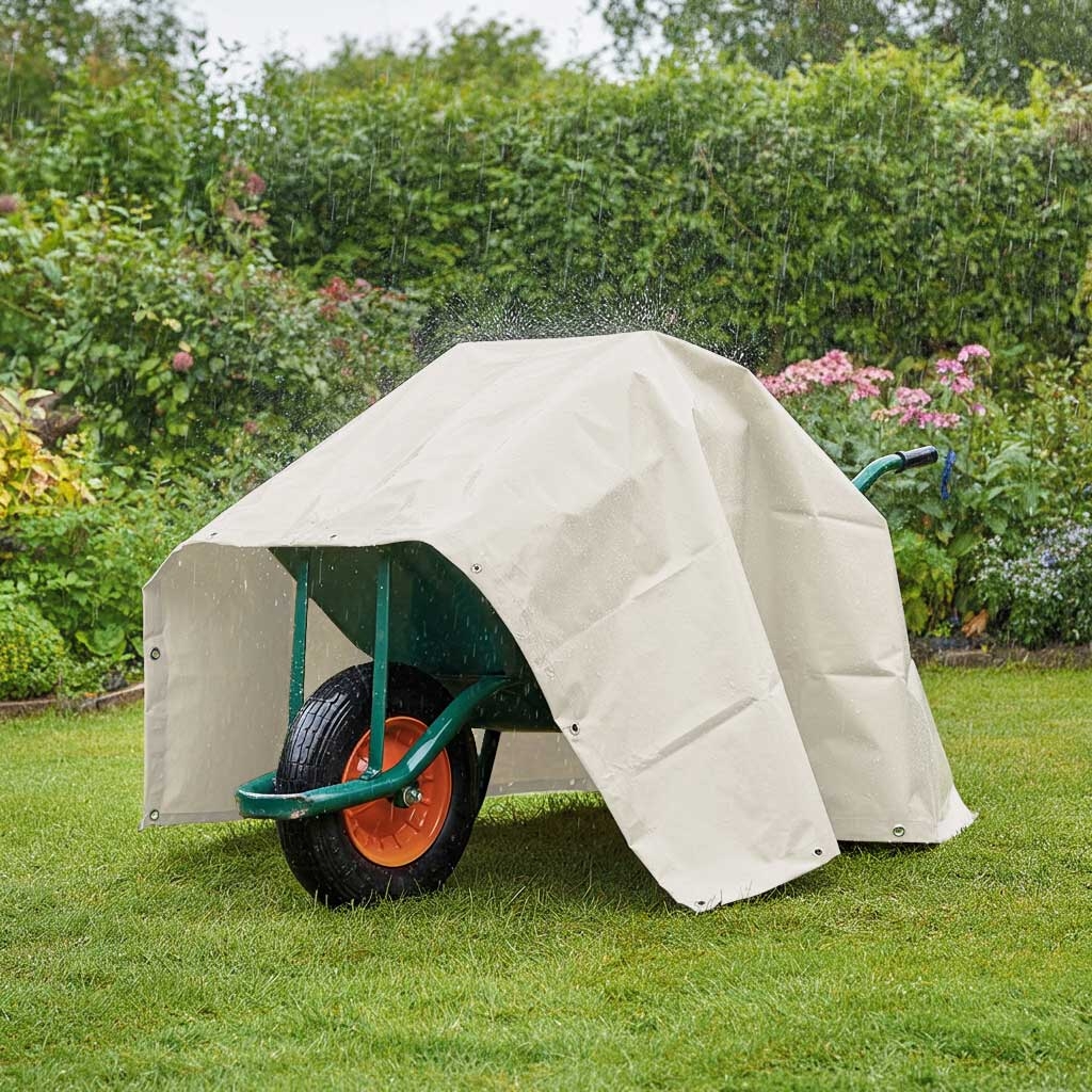 Tuinzeil 4x6 m Antracietgrijs - 5 jaar Garantie TECPLAST - LP506JD - Waterdicht PVC dekzeil - Anti-UV behandeling - Afbeeldingen