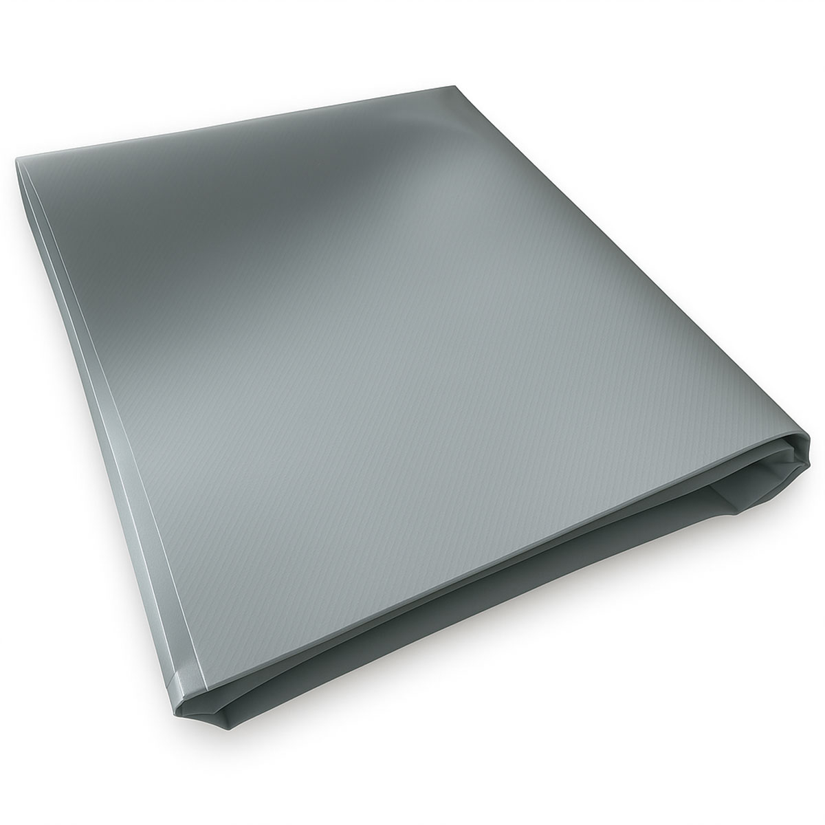 Bâche Toiture sans Oeillets 1,5x3 m Grise - Garantie 10 ans TECPLAST - XP640TO - Bâche PVC étanche - Made in France