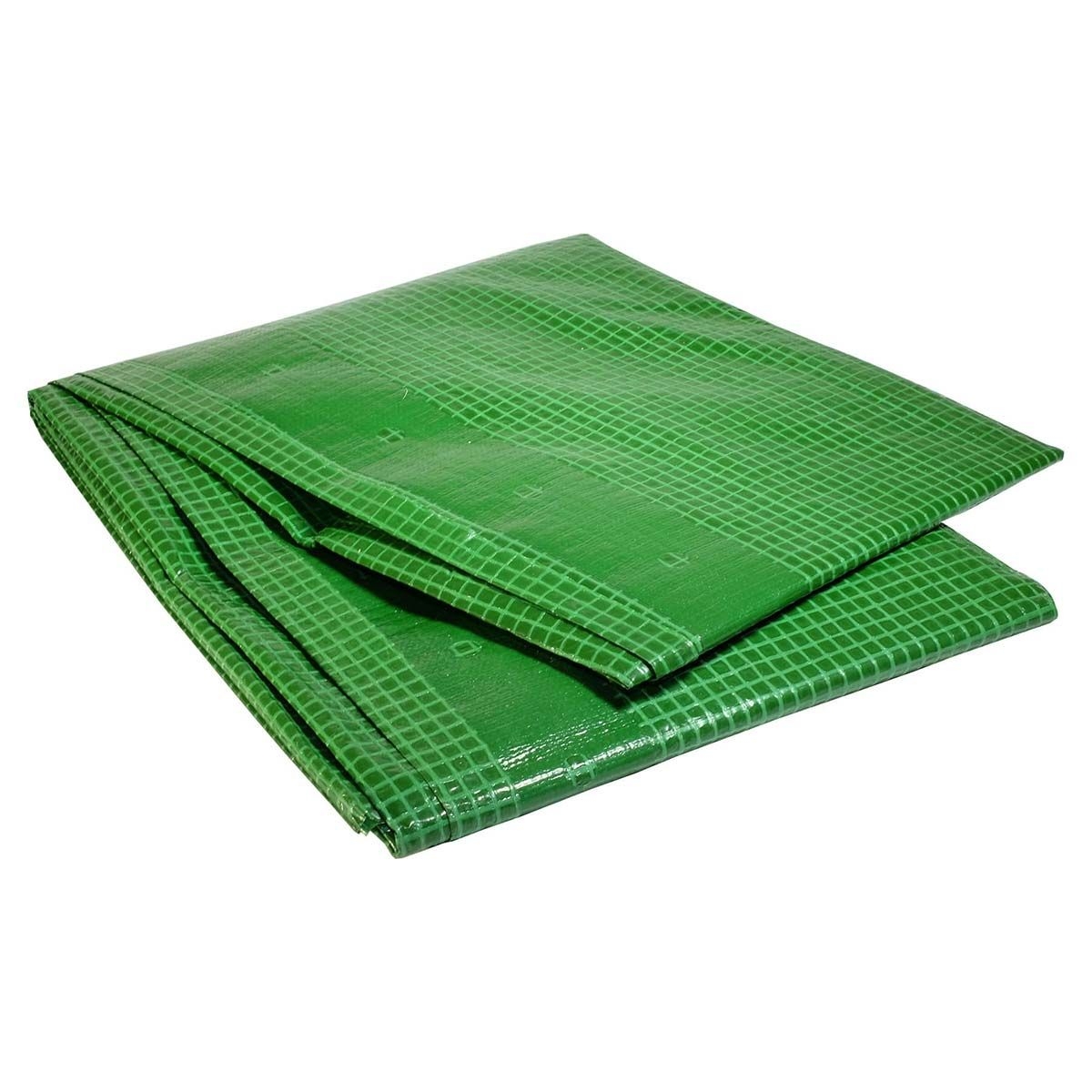 Lona de Proteção 3x4 m - TECPLAST - VR170MU - Lona Verde Reforçada - Alta Qualidade - Impermeável - Resistência Anti-UV