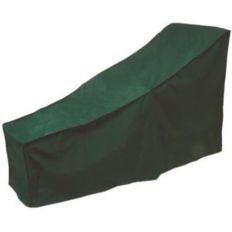 Seconde Vie : Housse de protection PVC Vert pour Transat - L 175cm X l 76cm X h 30/79cm (État neuf : Ancienne collection)