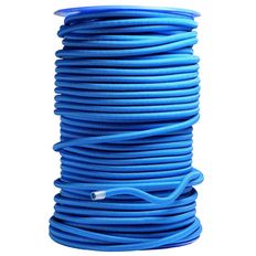 Blue Bungee cord 25 meters - PRO Quality TECPLAST 9SW - Elastic cord for tarpaulin with diameter 9 mm