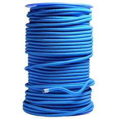 Blue Bungee cord 50 meters - PRO Quality TECPLAST 9SW - Elastic cord for tarpaulin with diameter 9 mm