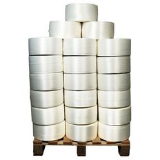 Set of 52 Cord strapping rolls 13 mm x 1100 m including 12 FREE - High Strength Strap 375kg - TECPLAST LFF5